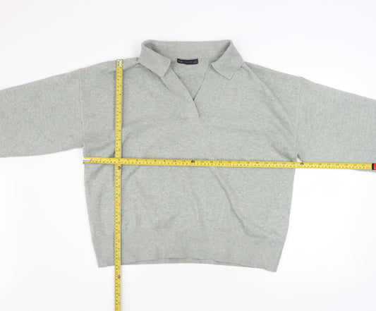 Womens UK Size L Marks and Spencer Grey Pullover Jumper
