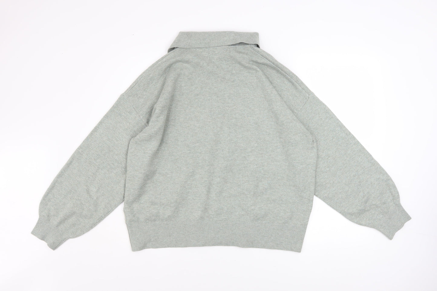 Womens UK Size L Marks and Spencer Grey Pullover Jumper