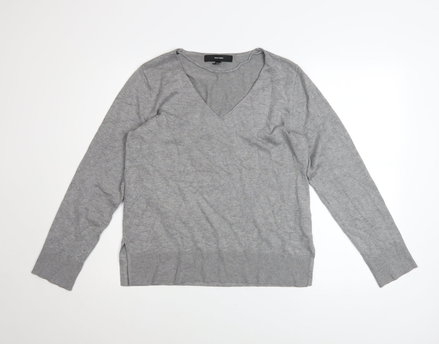 Womens UK Size S VERO MODA Grey Pullover Jumper