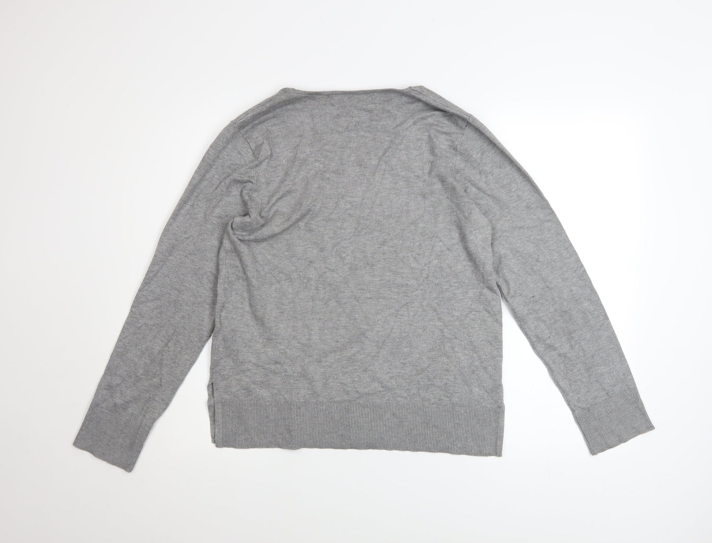 Womens UK Size S VERO MODA Grey Pullover Jumper
