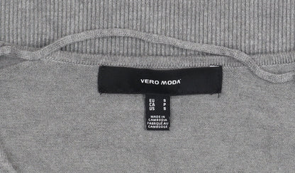 Womens UK Size S VERO MODA Grey Pullover Jumper
