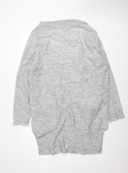 Womens UK Size 12 NEXT Grey Cardigan Jumper
