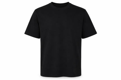 Mens UK Size M Port & Company Black  T-Shirt