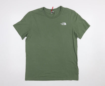 Mens UK Size M The North Face Green  T-Shirt