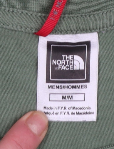 Mens UK Size M The North Face Green  T-Shirt