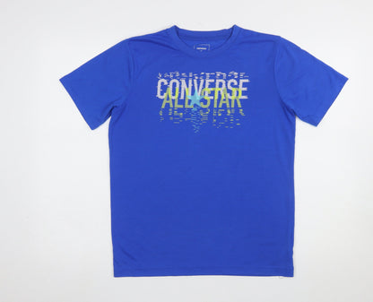 Boys UK Size 13-14 Years Converse Blue Basic T-Shirt