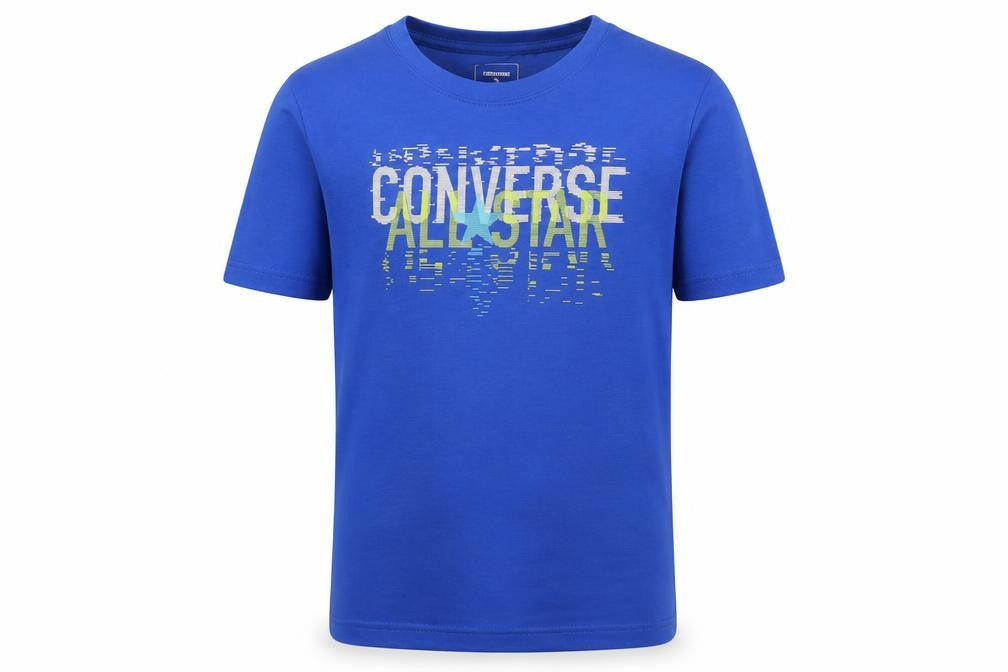 Boys UK Size 13-14 Years Converse Blue Basic T-Shirt