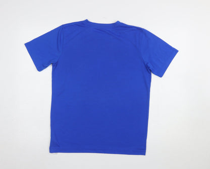 Boys UK Size 13-14 Years Converse Blue Basic T-Shirt