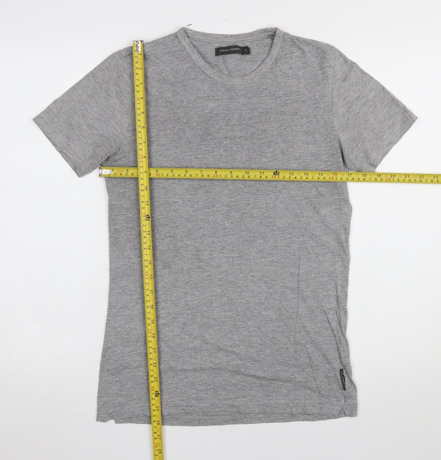 Mens UK Size S French Connection Grey  T-Shirt