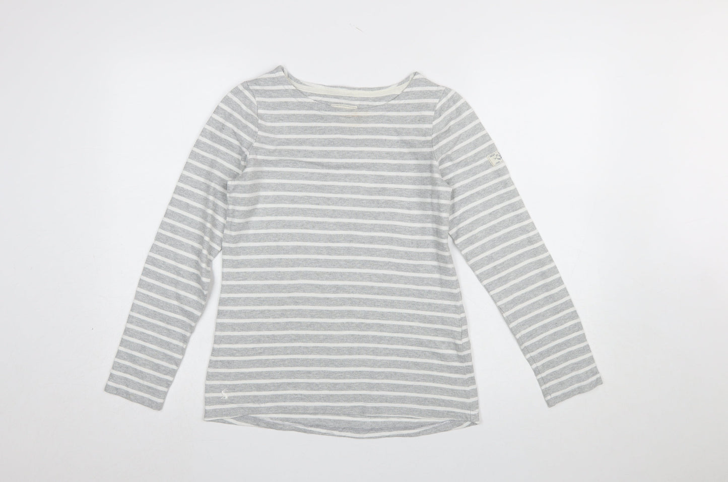 Womens UK Size 6 Joules Grey Basic T-Shirt