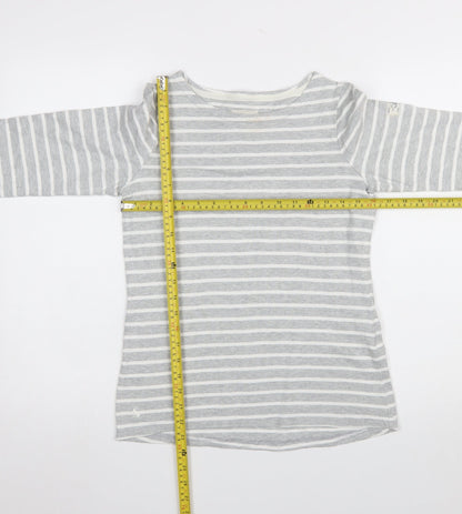 Womens UK Size 6 Joules Grey Basic T-Shirt