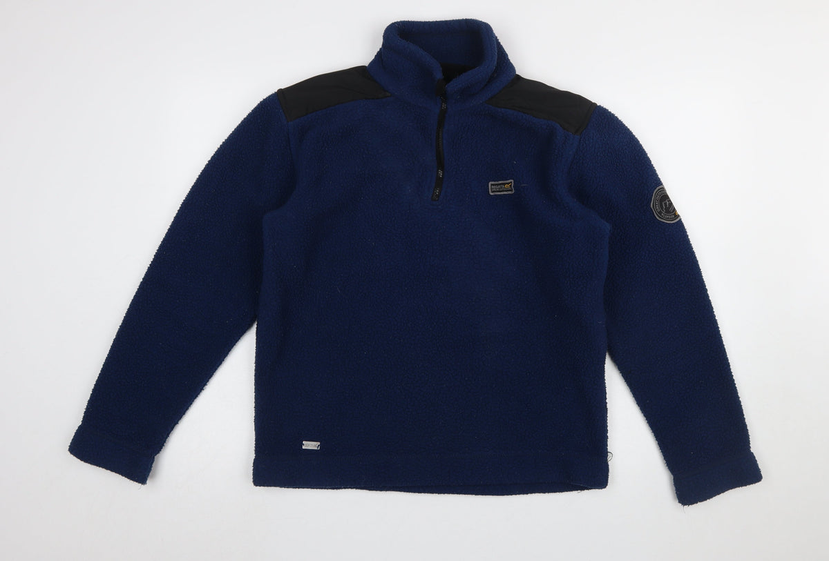 Mens UK Size L Regatta Blue Pullover Sweatshirt