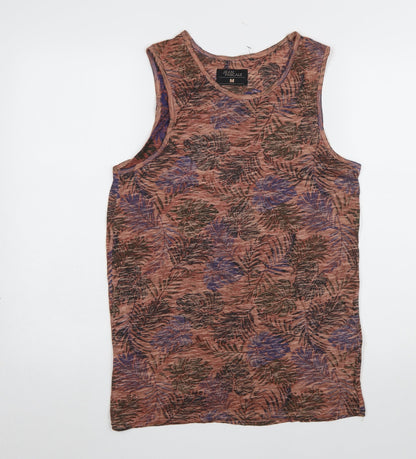 Womens UK Size M Jean Pascale Multicoloured Basic Tank