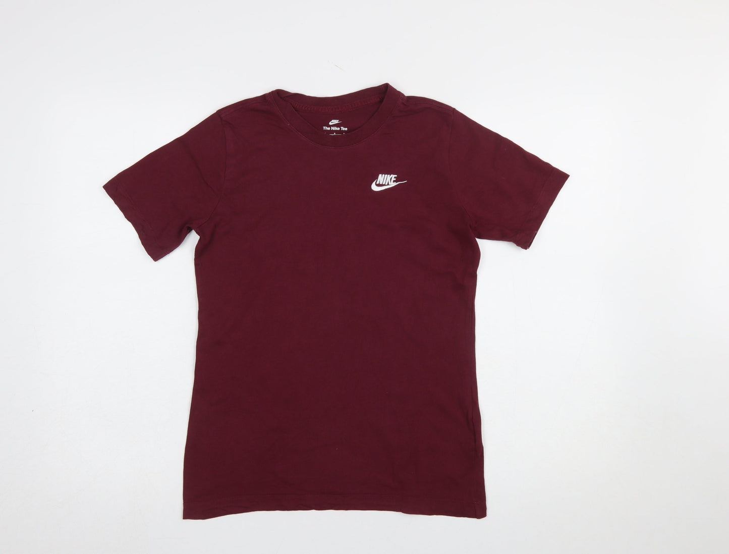 Boys UK Size 13-14 Years Nike Red Basic T-Shirt