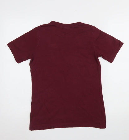 Boys UK Size 13-14 Years Nike Red Basic T-Shirt