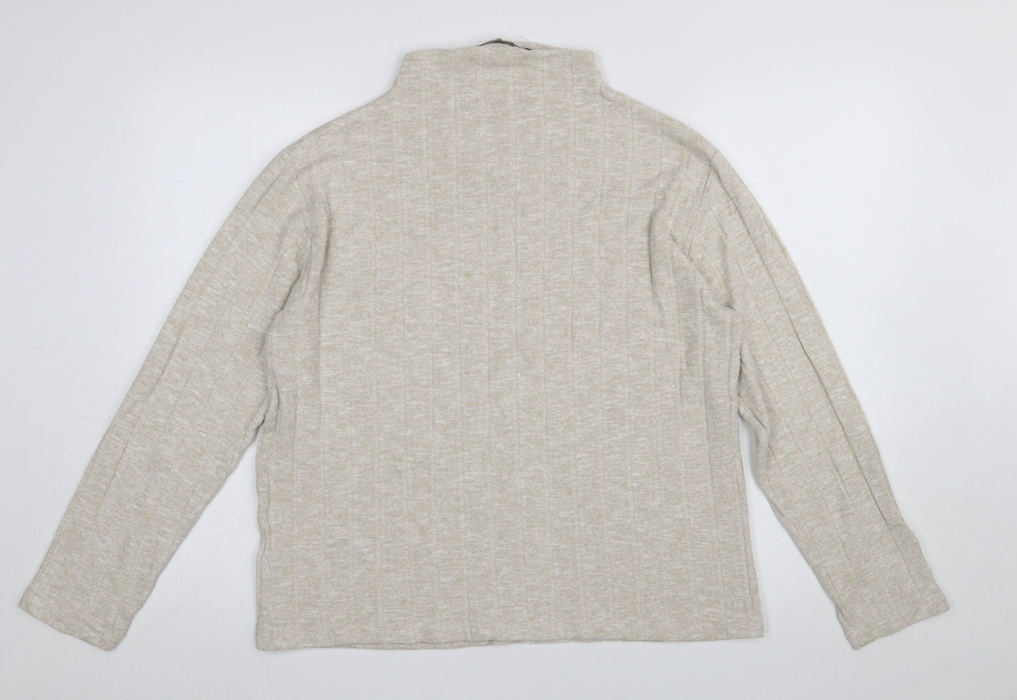 Womens UK Size 14 Marks and Spencer Beige Pullover Jumper