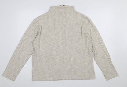 Womens UK Size 14 Marks and Spencer Beige Pullover Jumper