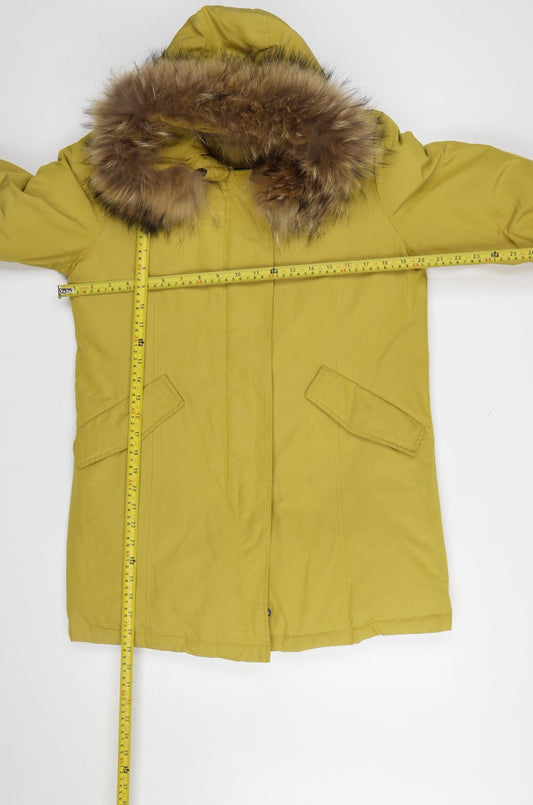Womens UK Size M Gabor Active Wear Yellow Parka Coat