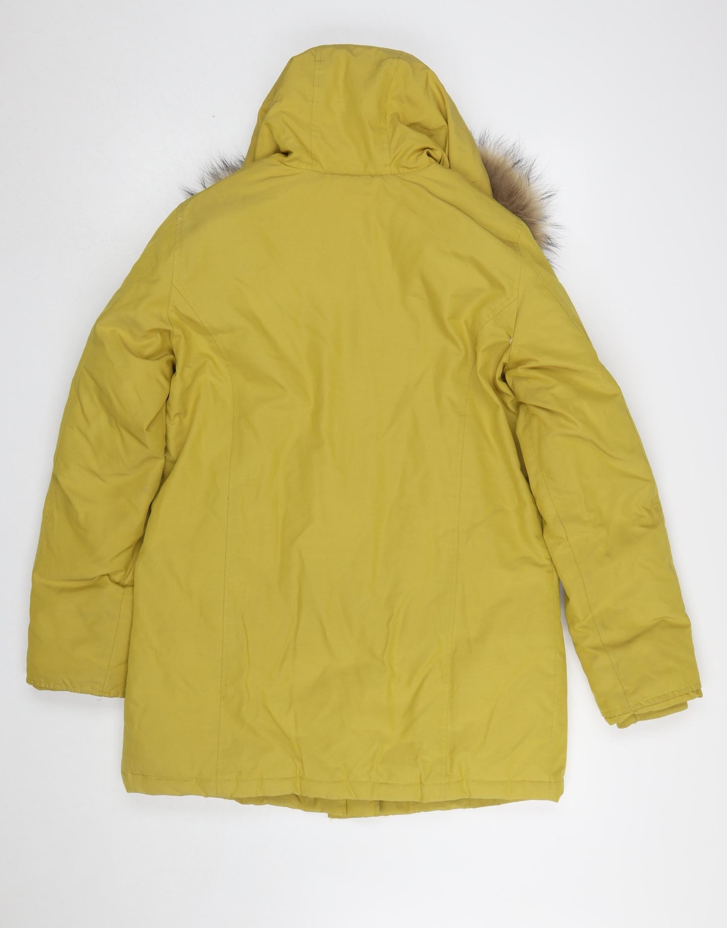 Womens UK Size M Gabor Active Wear Yellow Parka Coat