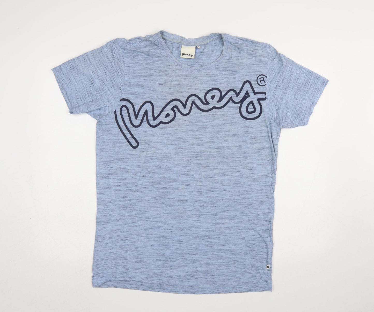 Mens UK Size M Money Blue  T-Shirt