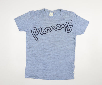 Mens UK Size M Money Blue  T-Shirt