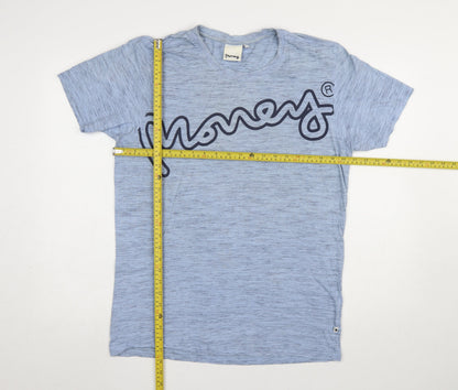 Mens UK Size M Money Blue  T-Shirt