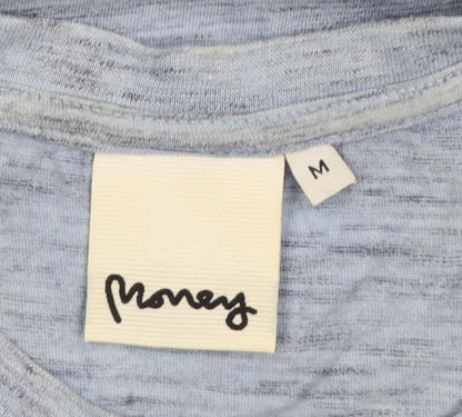 Mens UK Size M Money Blue  T-Shirt
