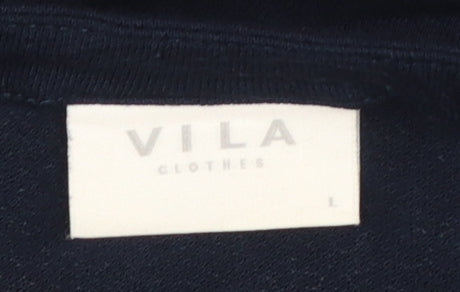 Womens UK Size L VILA Fit & Flare Dress