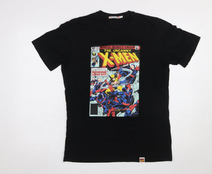 Mens UK Size L Uniqlo Black  T-Shirt