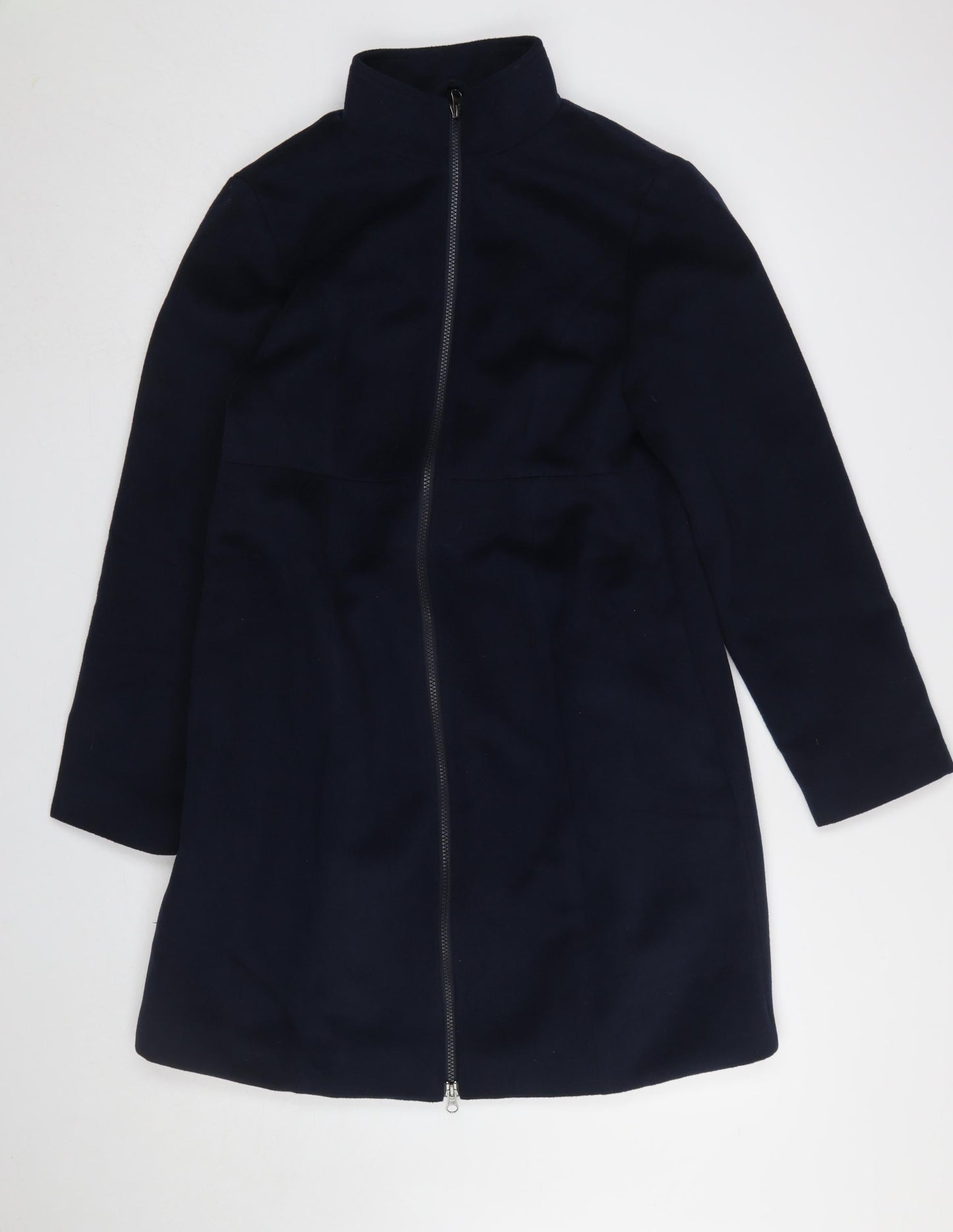 Womens UK Size 16 JoJo Maman Bébé Blue Overcoat