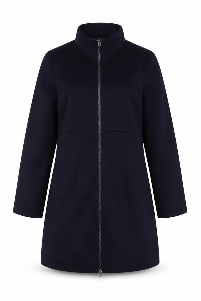 Womens UK Size 16 JoJo Maman Bébé Blue Overcoat