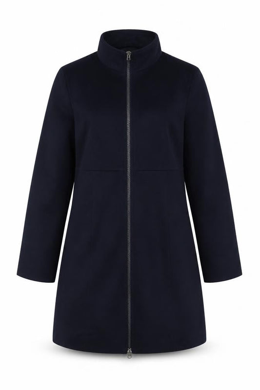 Womens UK Size 16 JoJo Maman Bébé Blue Overcoat