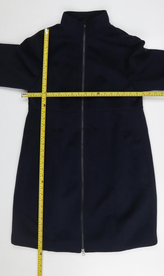 Womens UK Size 16 JoJo Maman Bébé Blue Overcoat