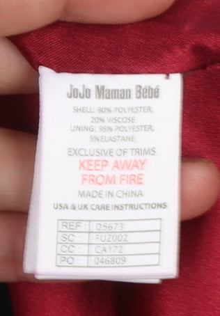 Womens UK Size 16 JoJo Maman Bébé Blue Overcoat