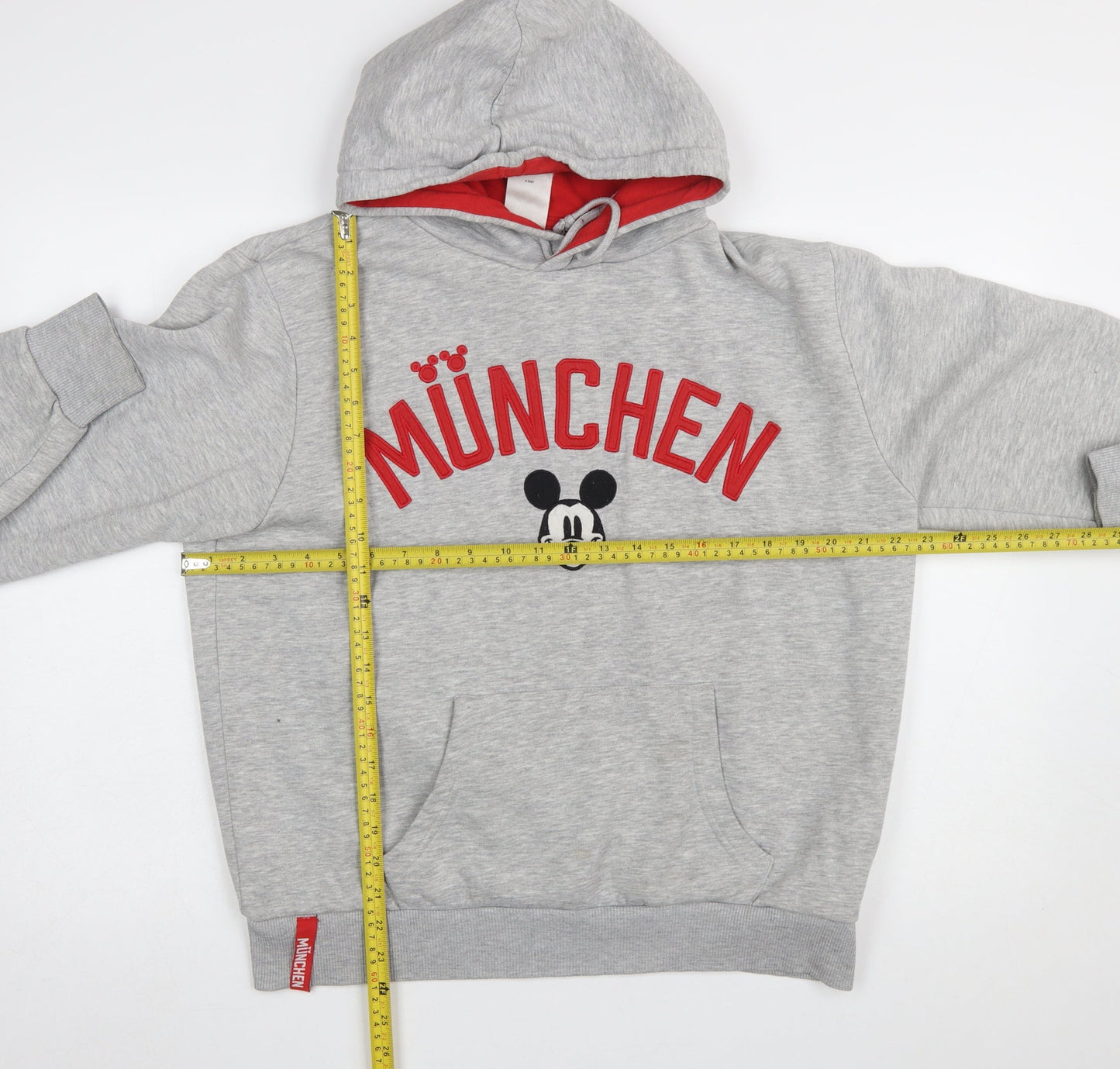 Womens UK Size 14 Disney Grey Pullover Hoodie