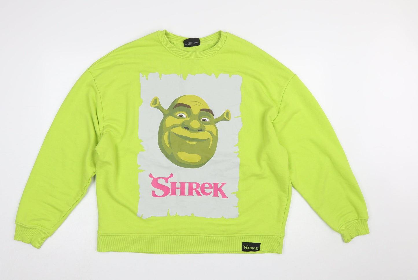 Womens UK Size S Primark Green Pullover Sweatshirt