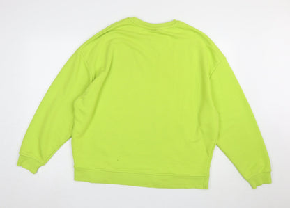 Womens UK Size S Primark Green Pullover Sweatshirt