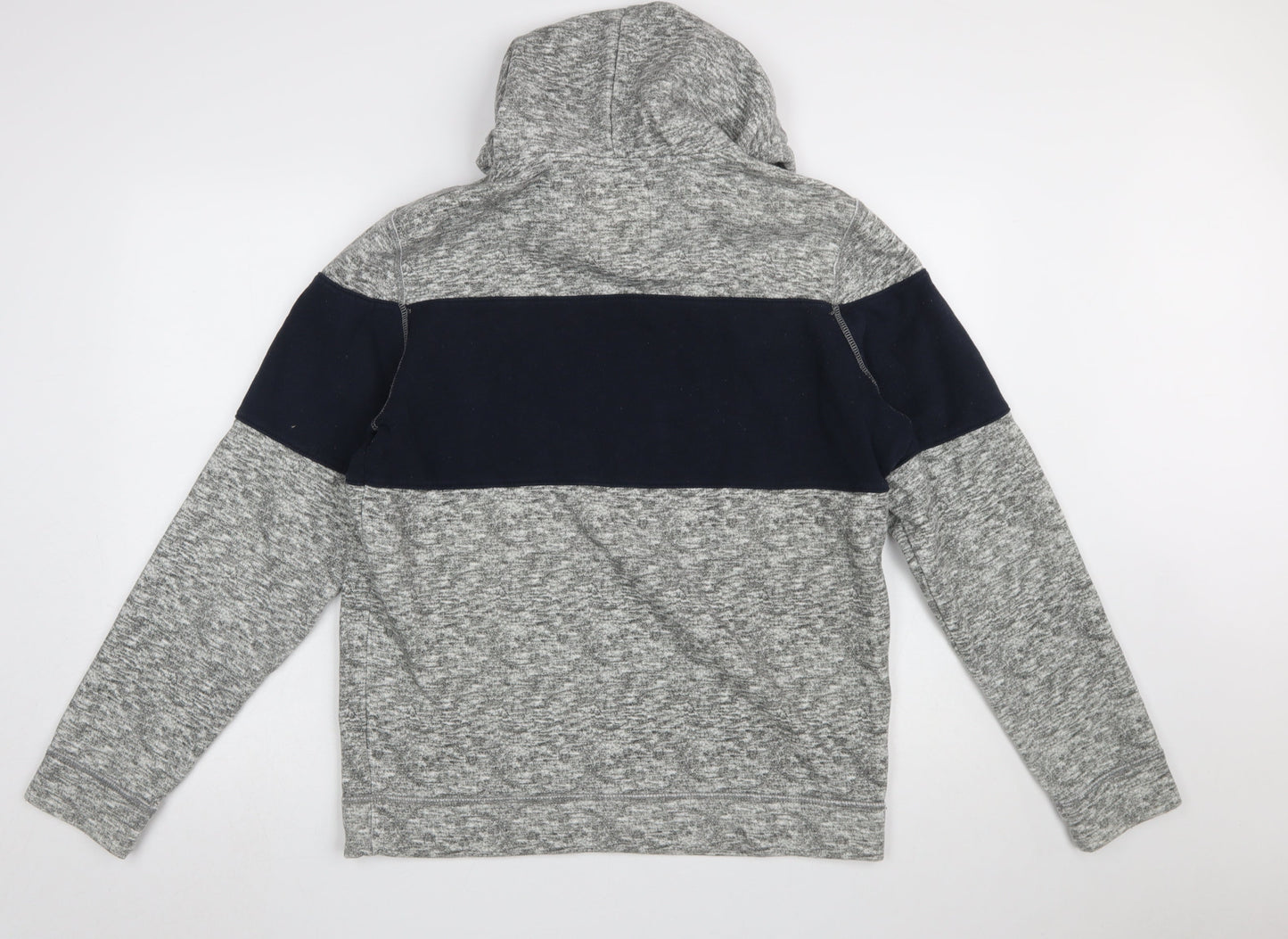 Mens UK Size L Hollister Grey Pullover Hoodie