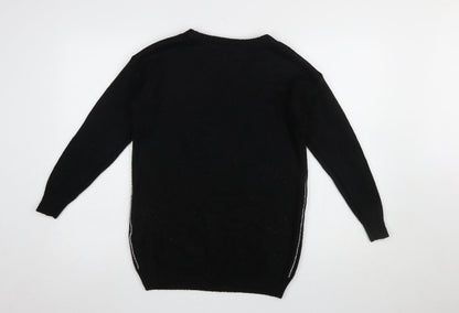 Womens UK Size XS Disney Black Pullover Jumper