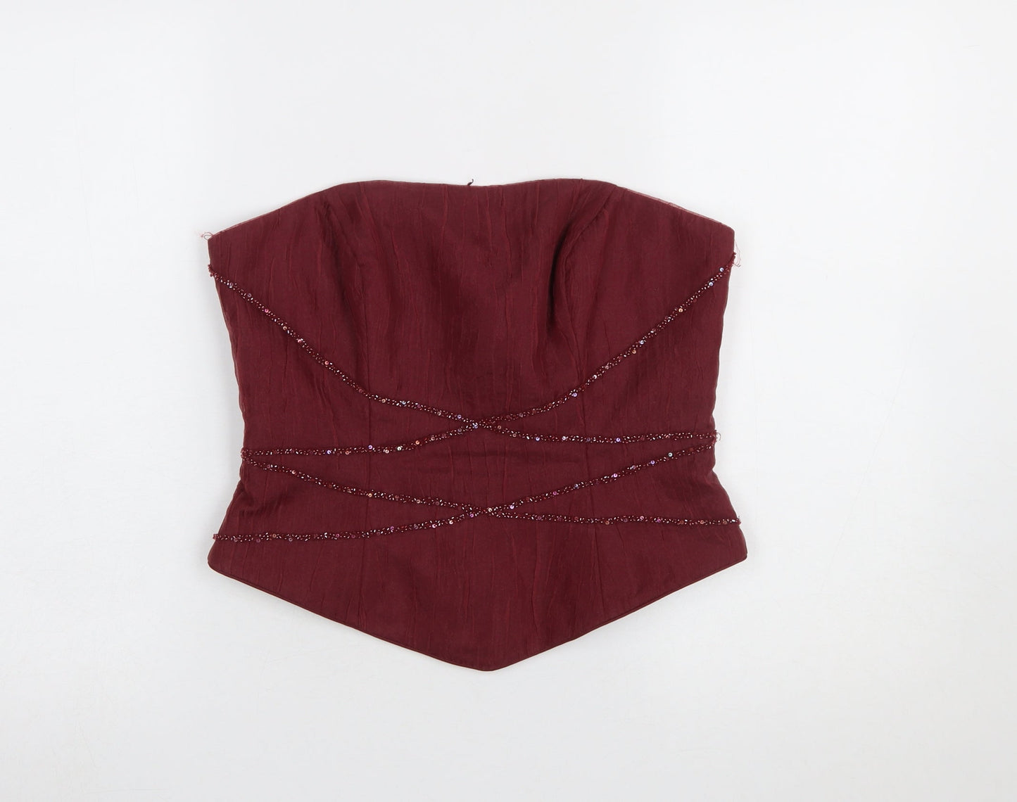 Womens UK Size 14 Veromia Bridesmaid Red Camisole Blouse