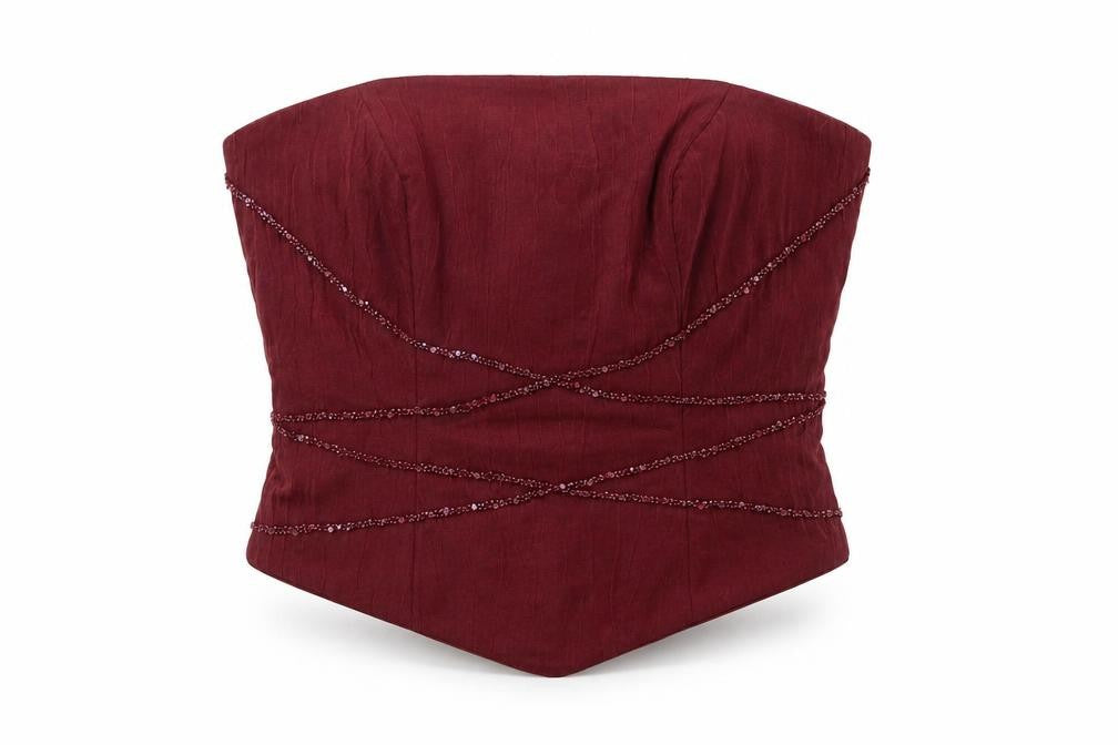 Womens UK Size 14 Veromia Bridesmaid Red Camisole Blouse