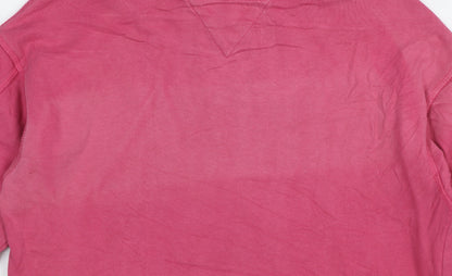 Girls UK Size 164 Tommy Hilfiger Pink Pullover Hoodie