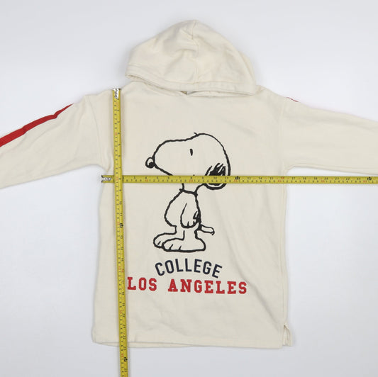 Girls UK Size 8 Years Zara Ivory Pullover Hoodie
