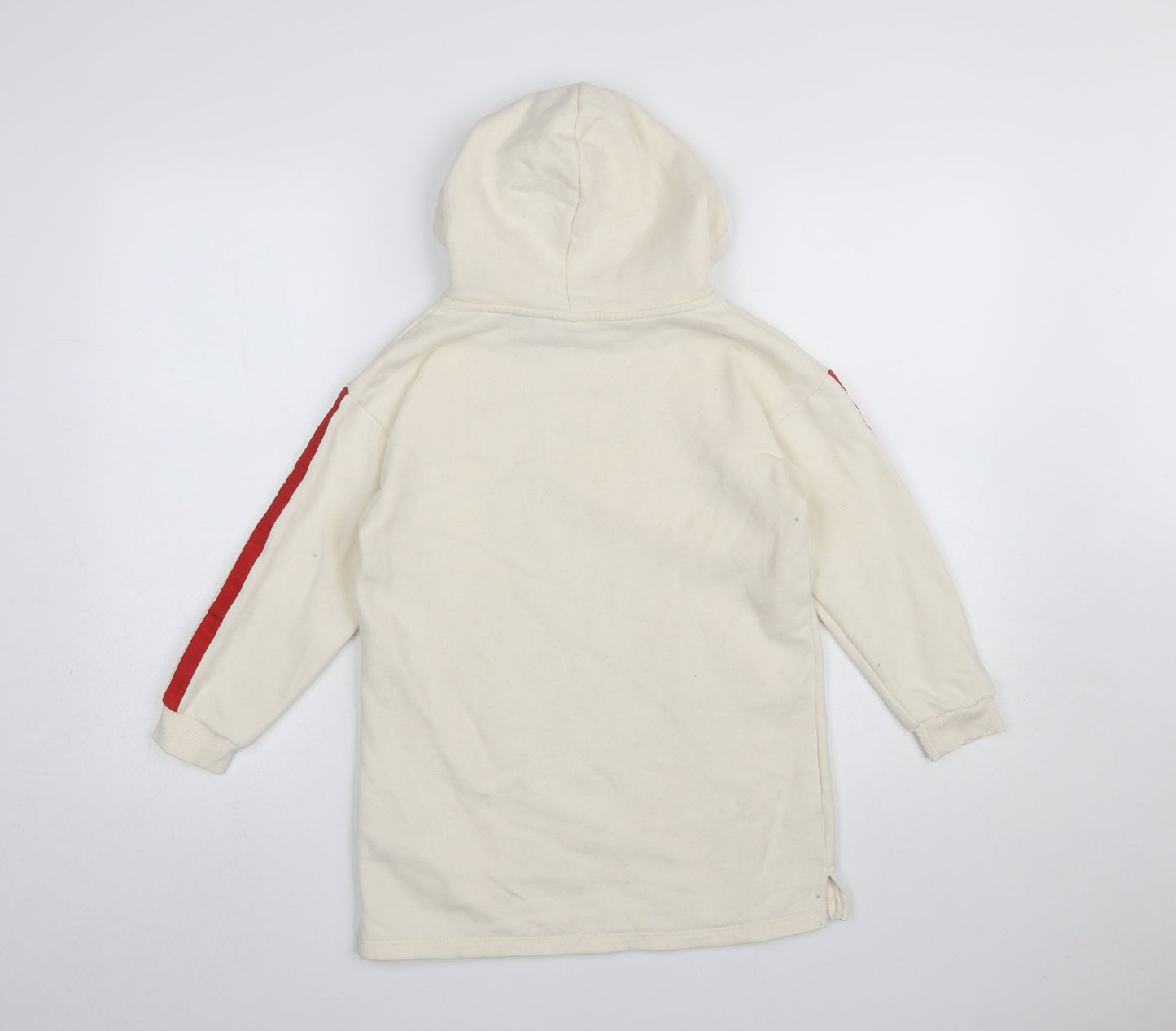 Girls UK Size 8 Years Zara Ivory Pullover Hoodie