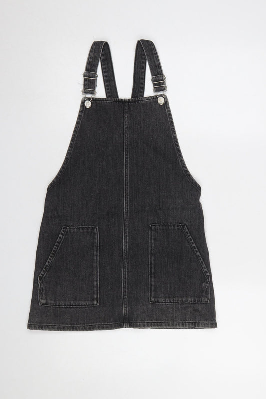 Womens UK Size 6 Topshop Pinafore/Dungaree Dress