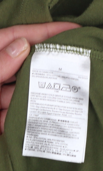 Womens UK Size M Banana Republic Green Full Zip Sweatshirt