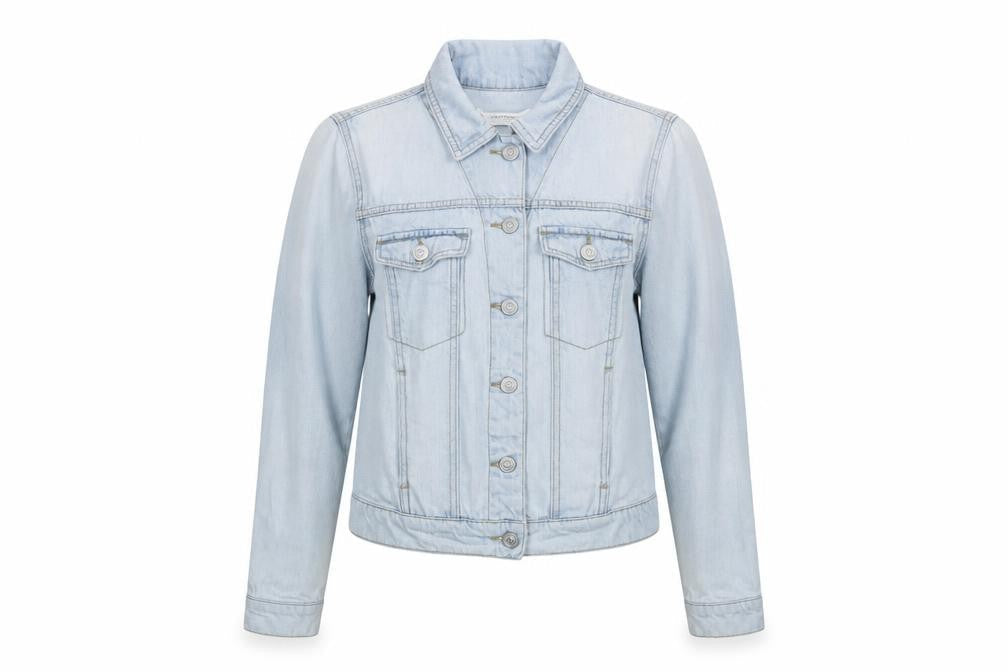 Womens UK Size XS Mango Blue Basic Jacket
