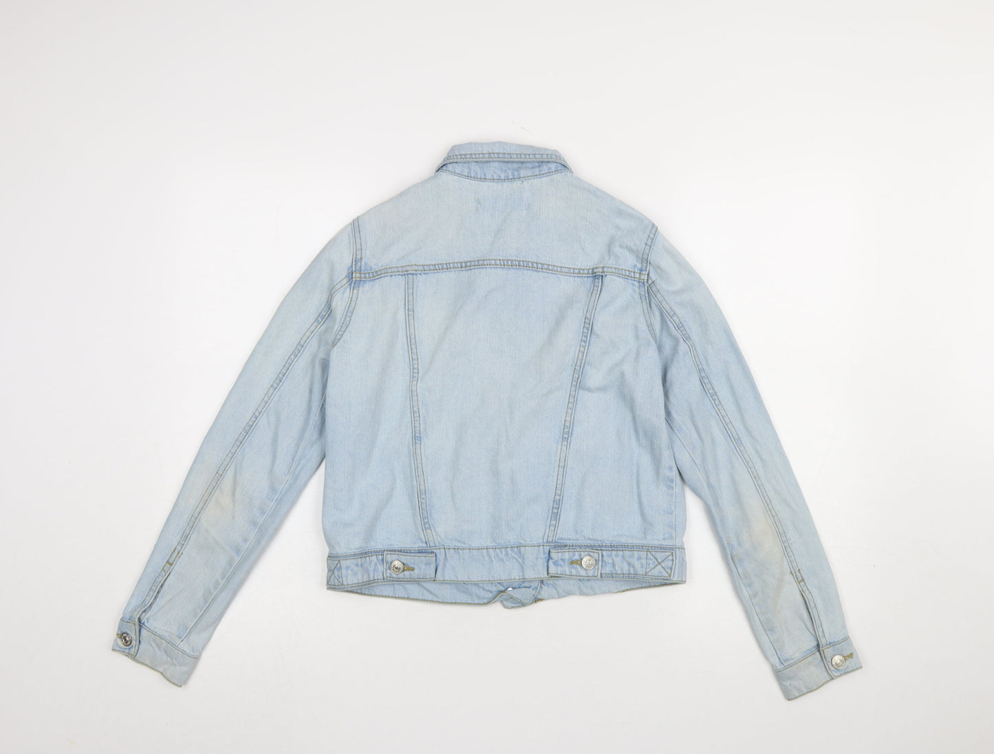 Womens UK Size XS Mango Blue Basic Jacket