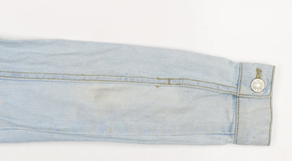 Womens UK Size XS Mango Blue Basic Jacket