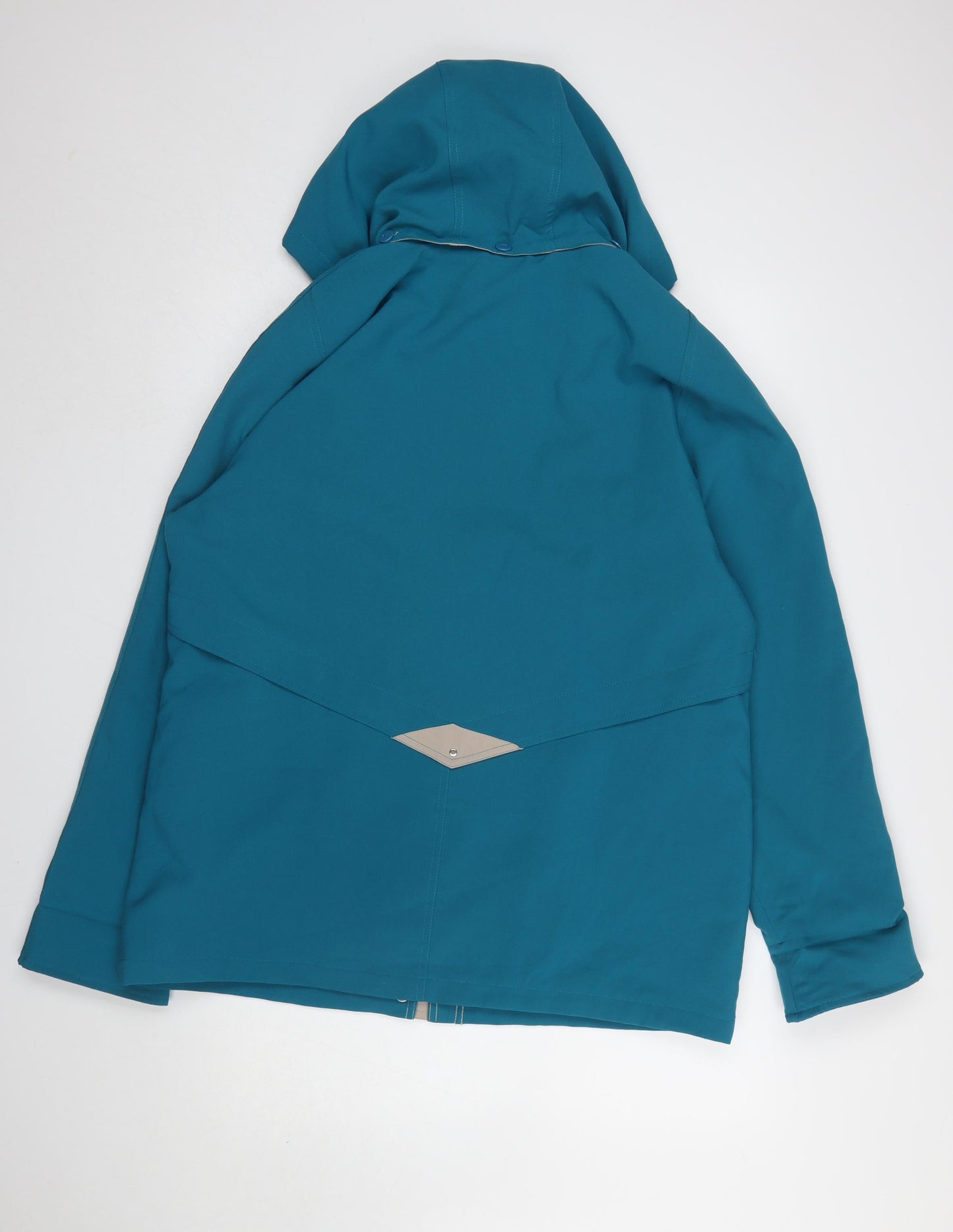 Womens UK Size 16 Finesse Blue Rain Coat